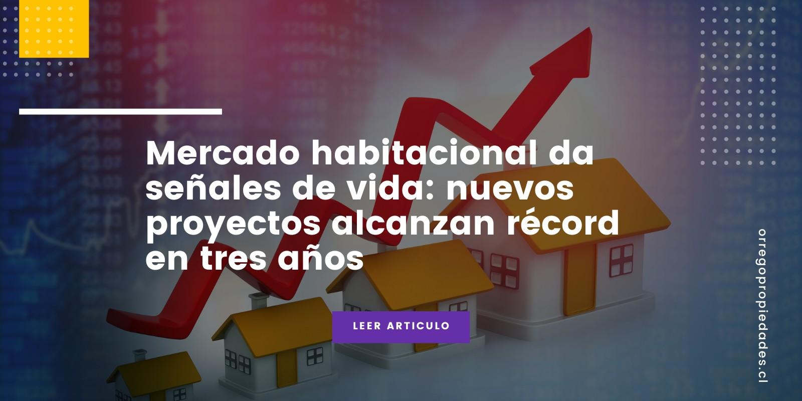 Mercado habitacional da señales de vida: nuevos proyectos alcanzan récord en tres años